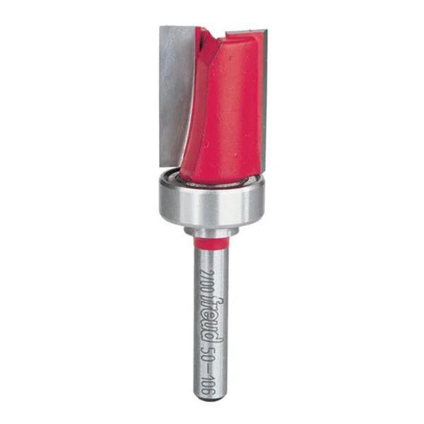 Pattern Router Bit - Top Bearing - Shank:1/4" - Diameter:3/4" - Cutting Length:1"
